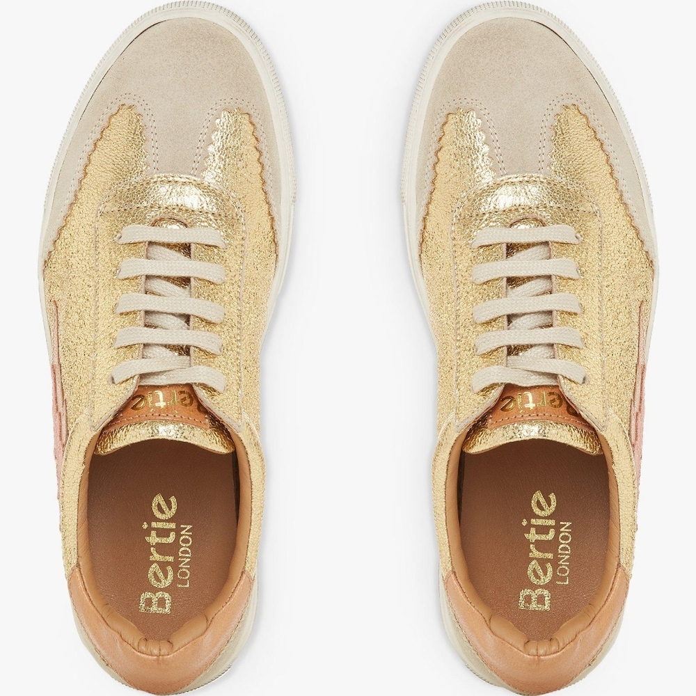 NWOT Bertie London  Ernie Lightning Lace Up Trainers Sz.40.   B-6